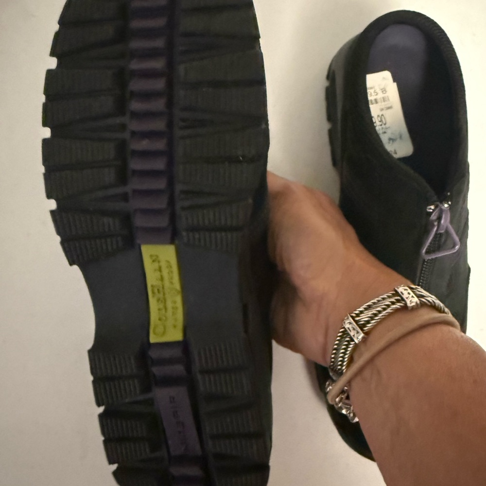 Cole Haan Black Slip On Shoes - Picture 5 of 5
